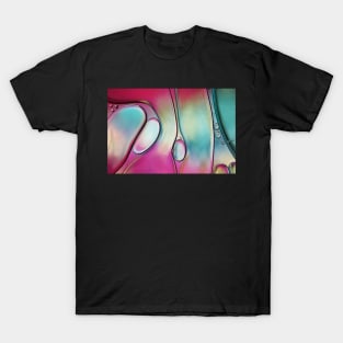 Passion Pink  Rainbow Swirls T-Shirt